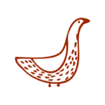 La Rhumerie, grand oiseau à points gauche